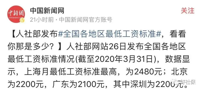 最新！全國(guó)各地最低工資排名出爐！浙江排名第六！看你拖后腿了沒(méi)